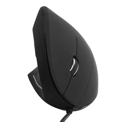 Left Handed Vertical Mouse USB Wired Ergonomic Optical Mouse 800 1200 1600DPI 6 keys for PC Computer Laptop Desktop