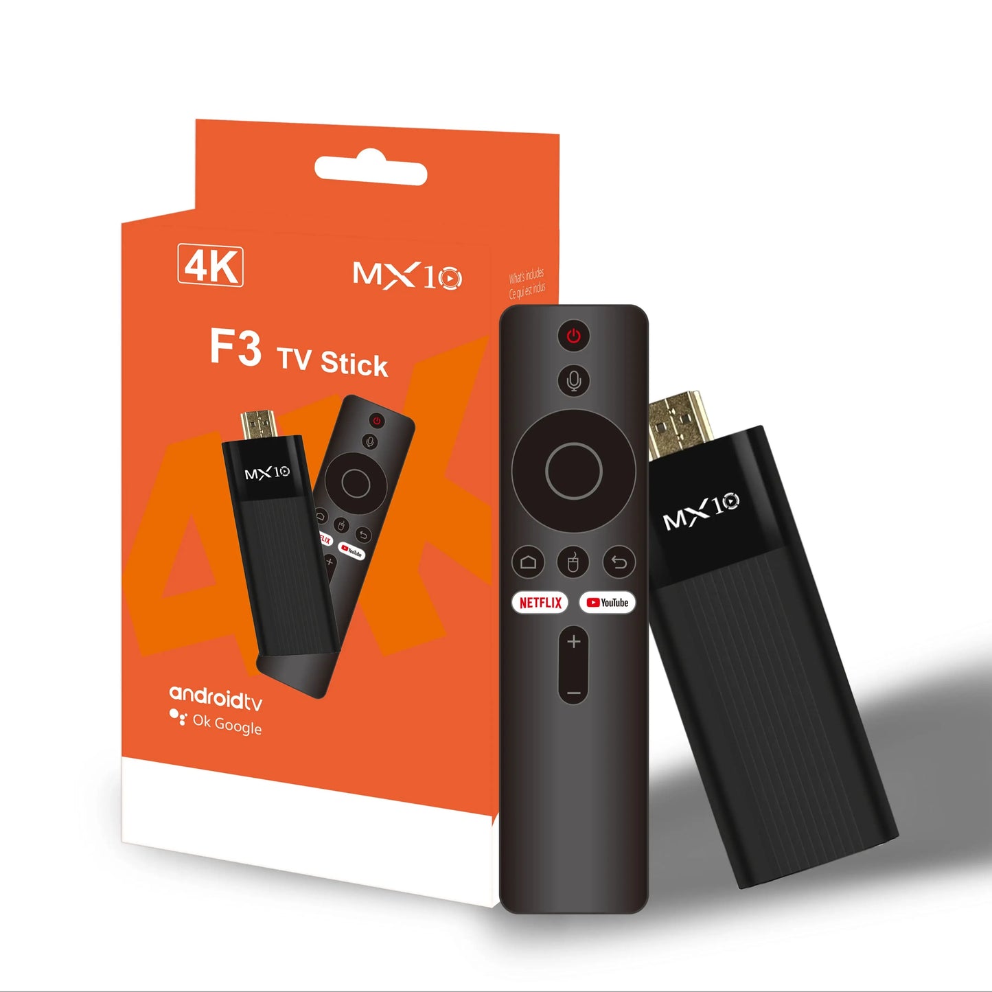 Factory Directly MX10-F3 TV Stick 4K Android 11 Allwinner H313 2.4G&5G Wifi 2GB 16GB tv box fire tv stick 4k