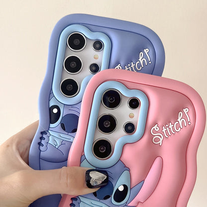Stitch Soft Case For Samsung Galaxy A03S A04E A16 A15 A14 A53 A25 A32 A34 A35 A52 A55 S20 S21 S22 S23 S25 Ultra Plus A26 A36 A56