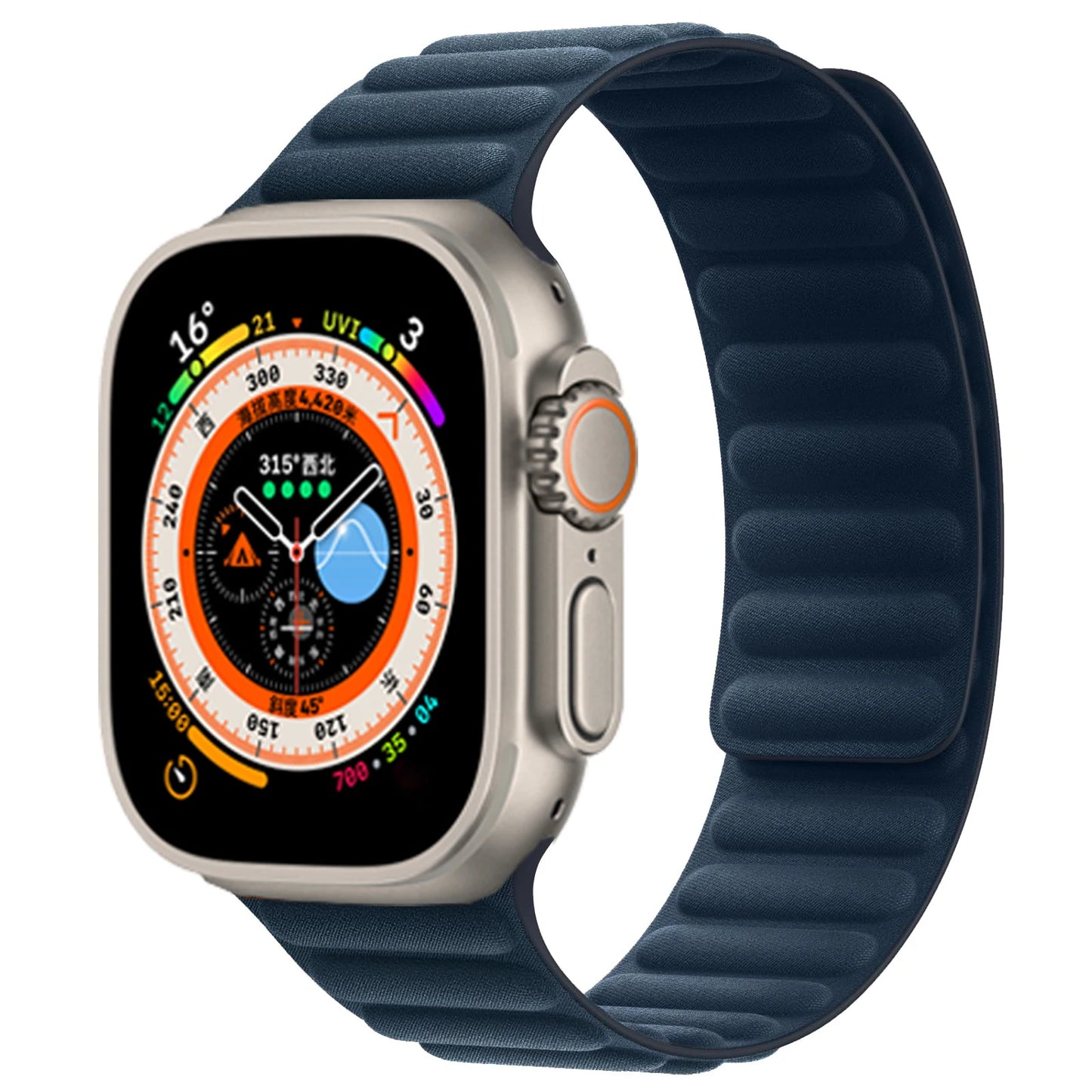 FineWoven strap For Apple Watch Band Ultra 2 49mm 44mm 40mm 45mm 41 46mm Magnetic loop correa bracelet iWatch Series 9 8 SE 7 10