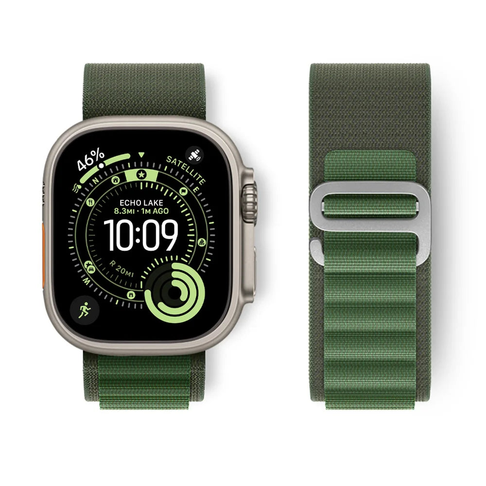 Alpine Loop Strap For Apple Watch Ultra 3 band 49mm Nylon bracelet iwatch series 11 10 42/46mm SE3 40/44mm 7 8 9 45mm 41mm Band