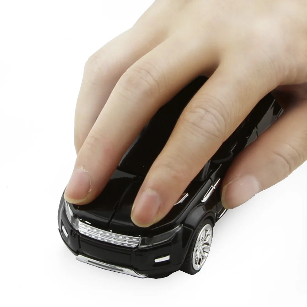 Car Mouse Wireless 2.4G Mause Creative Design SUV Appearance Energy Saving Portable Office Use System Compatible Gift Kid Boy