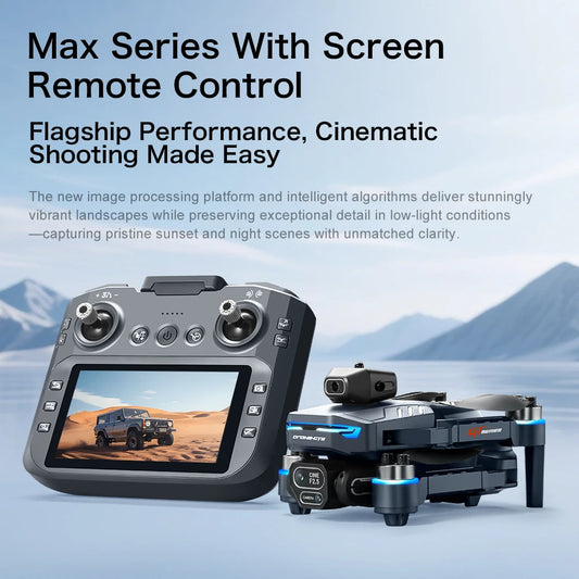 NEW GT8 Drone GPS Professional 8K Camera Aerial FPV Avoiding Obstacle with Large Screen Remote Control Folding RC Dron Toys Gift