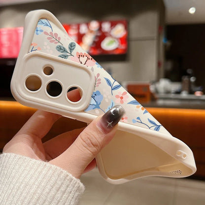 Small Flowers Phone Case For Samsung Galaxy S25 Edge S24 S23 Ultra Plus S24 FE A55 A54 A15 A14 A35 A25 A16 A56 A26 A36 TPU Cover
