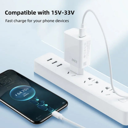 USB 33W Charger Quick Charge 3.0 Phone Adapter For iPhone 15 Huawei Samsung Xiaomi Oneplus EU/US Plug Mobile Phone Wall Charger
