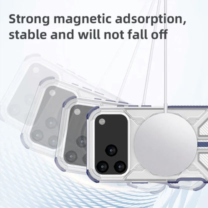 Military Armor Phone Case For iPhone 17 16 15 14 13 Pro Max 17Air 16E Magnetic Wireless Charging Anti-Drop Protective Cover