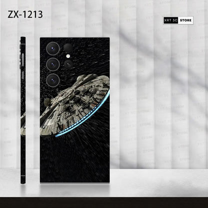 3m Colorful Decal Skin for Samsung S25 S23 Ultra S24 5G Back Screen Protector Film Cover 3M Wrap Modify Sticker