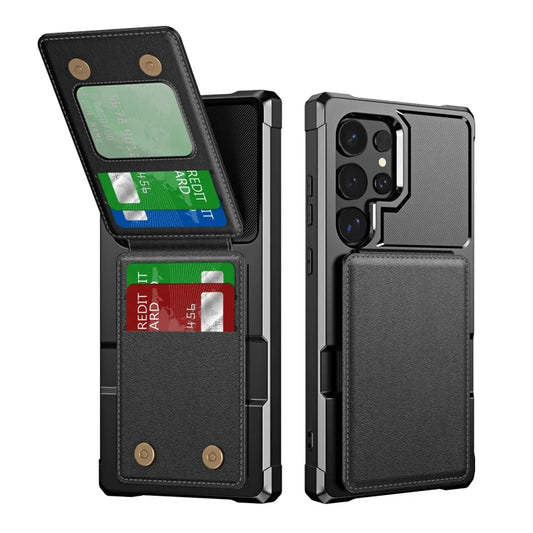 For Samsung A23 A33 A34 A35 A53 A54 A55 A73 5G S21 S23 FE S22 S24 S25 Ultra S20 Plus Leather Flip Card Wallet Phone Case
