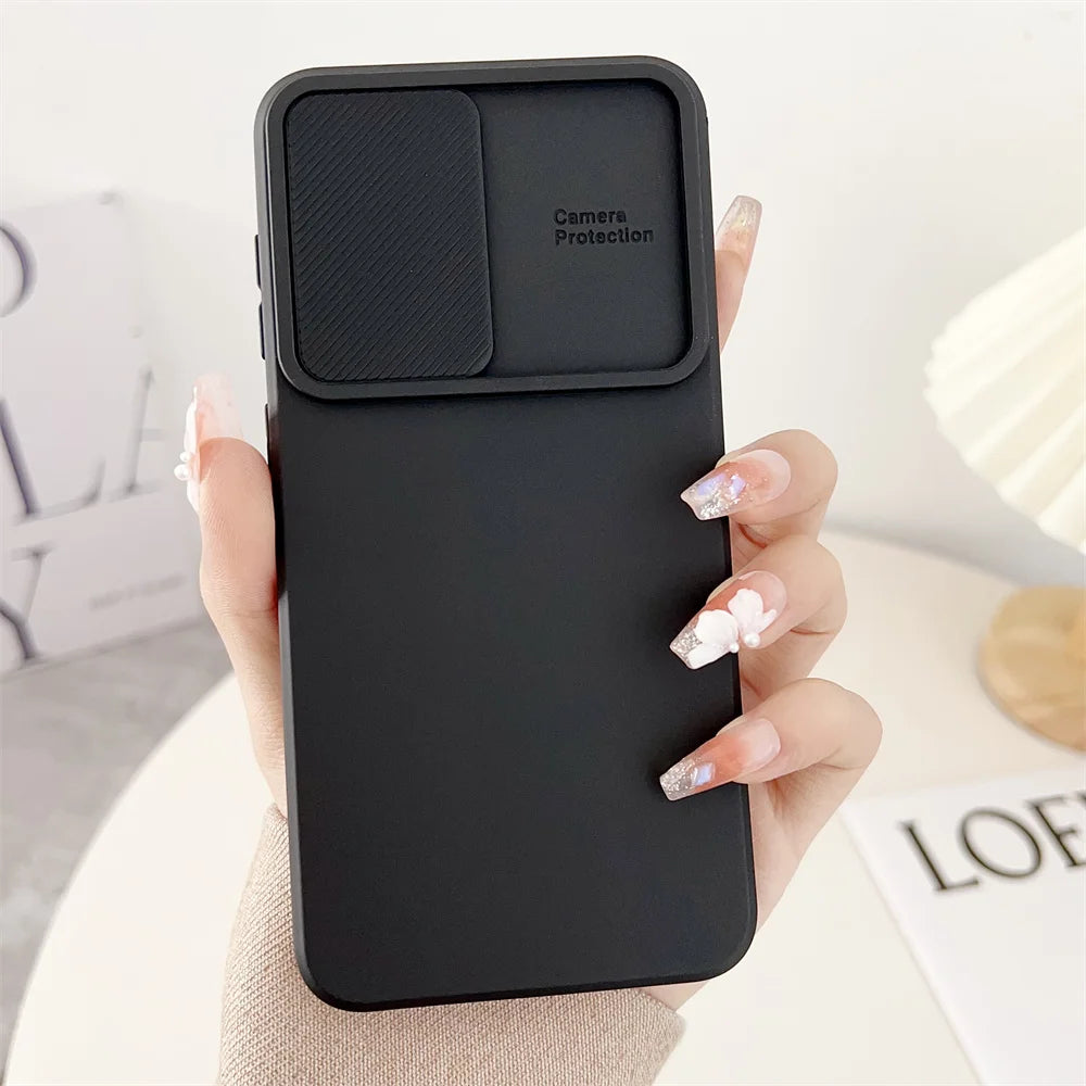 Slide Camera Protection Case For Samsung S25 A16 A06 S24 S23 S22 S21 Ultra Plus FE A34 A24 A14 A54 A73 A53 A33 A51 A55 A35 Cover