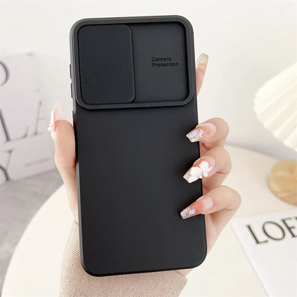 Slide Camera Protection Case For Samsung S25 A16 A06 S24 S23 S22 S21 Ultra Plus FE A34 A24 A14 A54 A73 A53 A33 A51 A55 A35 Cover