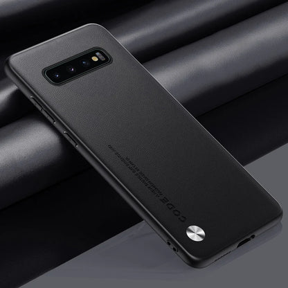 For Samsung S10 5G Phone Case Coque Luxury PU Leather Case For Samsung Galaxy S10 Plus S10Plus Matte Silicone Protection Cover