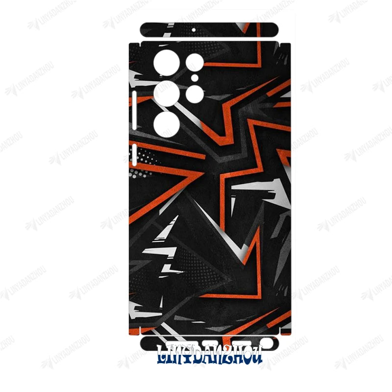 Colorful Decal Skin for Samsung Galaxy S24 S23 S25 Ultra A54 A52 A52S 5G Back Screen Protector Cover  Wrap Sticker