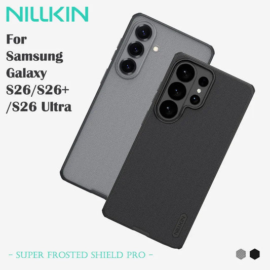 For Samsung Galaxy S26/S26+/S26 Ultra Case with Matte UV Coating, NILLKIN Frosted Shield Cover, Comfortable Grip, Dust-Proof