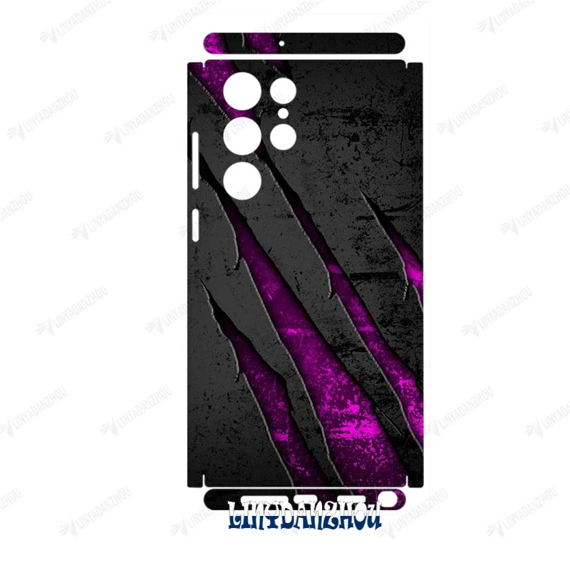 Colorful Decal Skin for Samsung Galaxy S24 S23 S25 Ultra A54 A52 A52S 5G Back Screen Protector Cover  Wrap Sticker