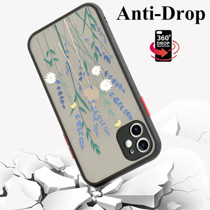 Fashion Flower Phone Case For Samsung Galaxy S25 S24 S23 S22 Ultra S21 FE Plus A15 A35 A55 A34 A54 A33 A53 A52S Clear Back Cover