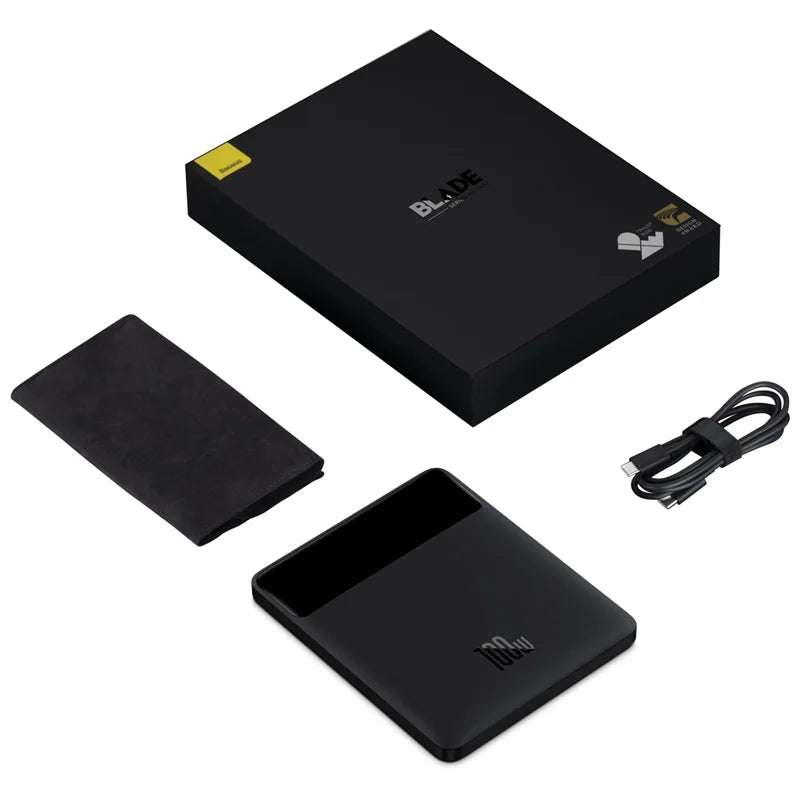 Baseus 100W 20000mAh Power Bank PD Fast Charging Powerbank Portable External Battery Charger For Macbook Laptop