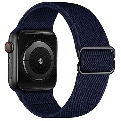 Nylon Loop Strap For Apple Watch 49mm 45mm 41mm 44mm 42mm 46mm Adjustable Elastic Belt iWatch Ultra 3/2 11 10 9 8 7 6 5 SE3 Band