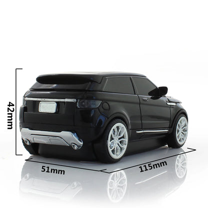 Car Mouse Wireless 2.4G Mause Creative Design SUV Appearance Energy Saving Portable Office Use System Compatible Gift Kid Boy