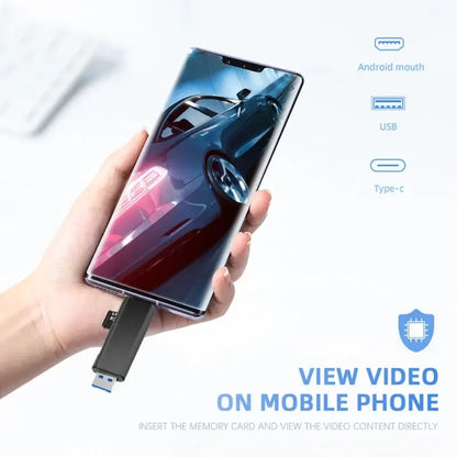 New 5 in 1 Multifunction USB 2.0 Type C USB Micro USB SD TF Memory Card Reader for Android Computer Dock OTG Type C Adapter