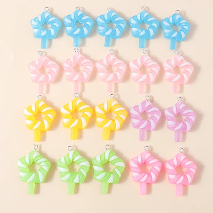 15Pcs Mix Resin Chocolate Charm Dessert Food Charms for Necklace Bracelet Earring Keychain Diy Jewelry Making Accessories