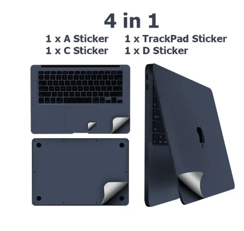 for MacBook 2023 Air 15 A2941 13 M2 A2681 Pro 14 16 M3 sticker protect film Palms Guard Rest Cover+Trackpad /body Protect Skin