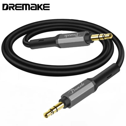 3.5mm PVC Jacket Aux Cable Audio Auxiliary Input Adapter Male to Male Cord for Headphones Car Home Stereos Speaker iPhone iPad