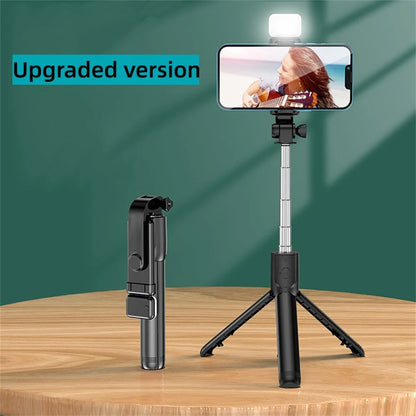Wireless Selfie Stick Portable Tripod Stand Multifunctional Tripod With Wireless Bluetooth Remote Shutter For IOS Android Phone
