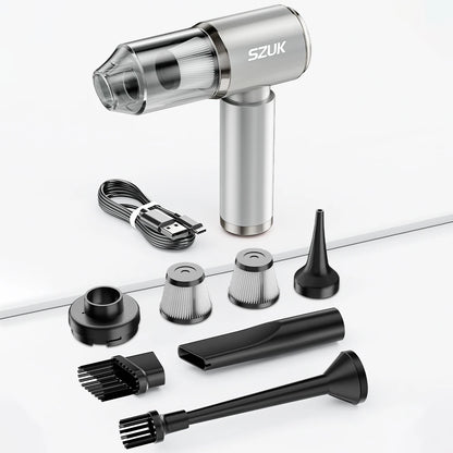 SZUK Car Vacuum Cleaner Strong Suction Wireless Portable Cleaning Machine Handheld Mini Vacuum Cleaner for Car Home and Keyboard