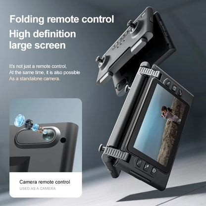2026 New M66 Drone HD Folding Remote Control With Camera And Screen 5G FPV Camera Quadcopter Brushless Motor RC Quadcopter