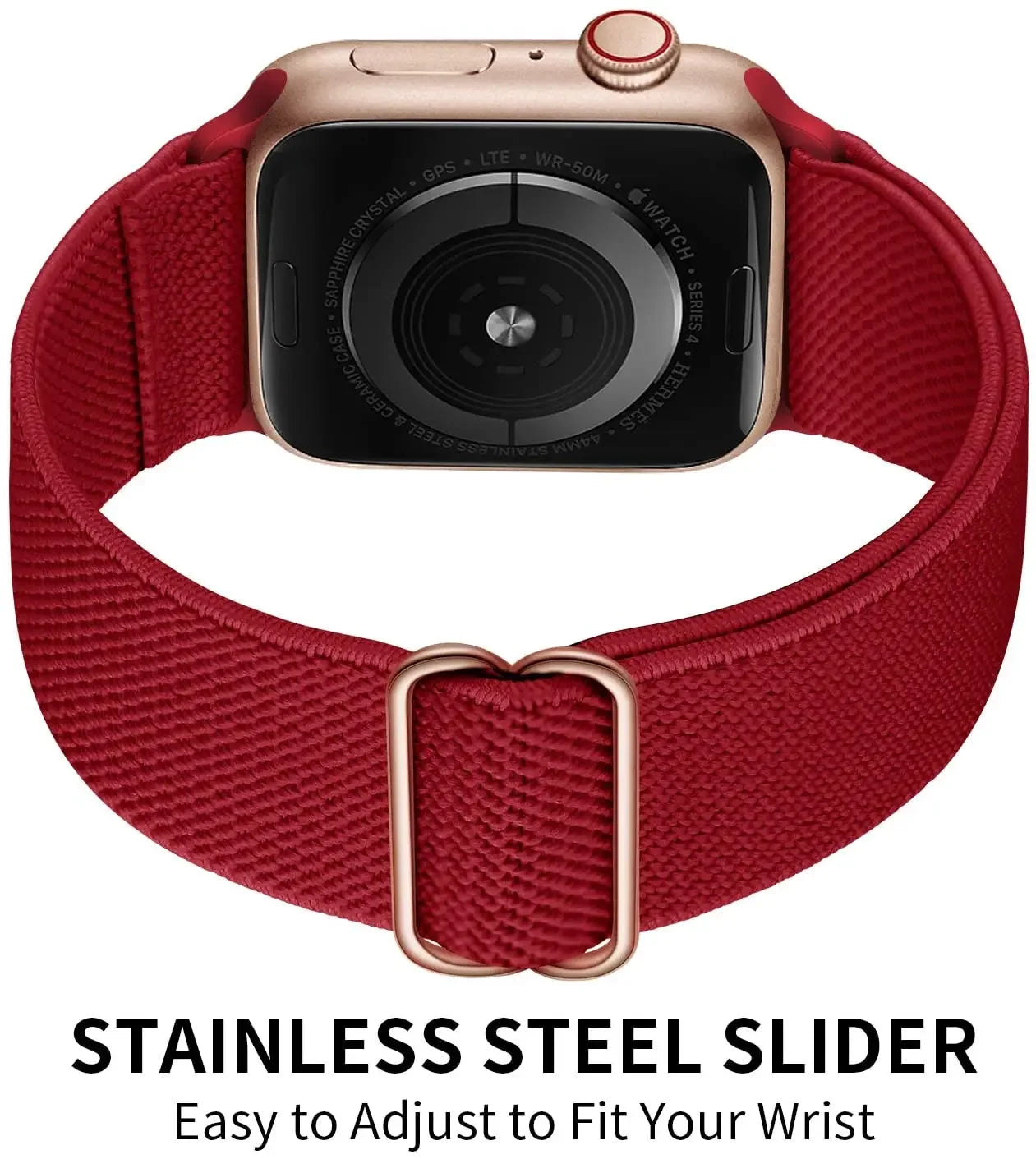 Nylon Loop Strap For Apple Watch 49mm 45mm 41mm 44mm 42mm 46mm Adjustable Elastic Belt iWatch Ultra 3/2 11 10 9 8 7 6 5 SE3 Band