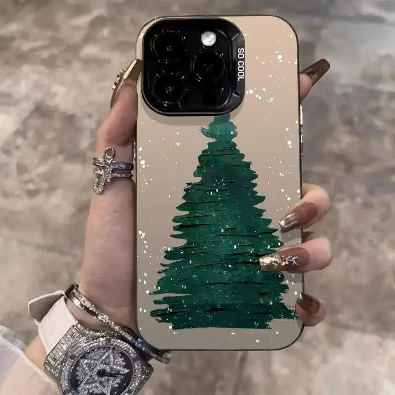 Christmas Tree Aesthetic Autumn Case For Samsung Galaxy A15 A34 A35 A53 A54 A55 S25 Ultra S24 Plus S23 FE S22 S21 S20 Back Cover