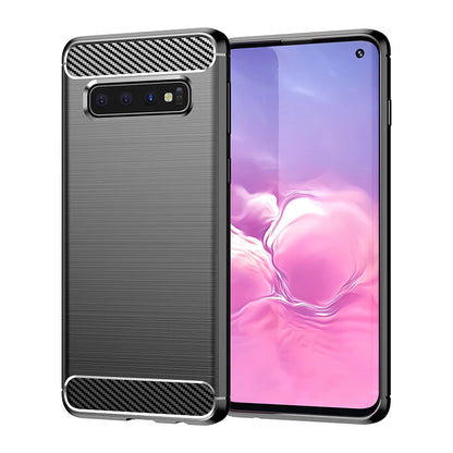 Shockproof Silicone Case For Sansung Galaxy S10 S10E S10Plus  Fiber Case Fundas