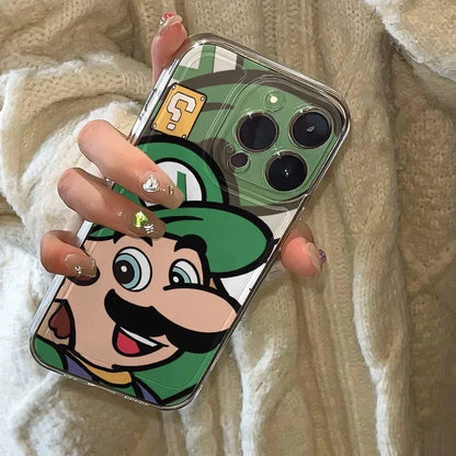 Super Mario Bros Game Phone Case For Samsung Galaxy A55 A15 A54 5G A16 A35 A25 S25 S24 Ultra S23 FE S20 S21 S22 Plus Clear Cover