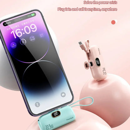 Mini Convenient Mobile Power Bank 30000mah Portable Fast Charging  suitable for iPhone 16 15 14 Samsung Xiaomi External Battery