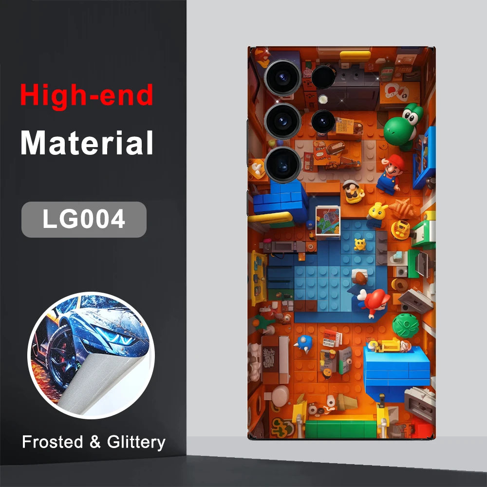 CASEKiTTY Skin For Galaxy S24 Ultra Back Film Samsung S23 Ultra Sticker S22 Plus Protective Decal Wrap Screen Protector No Case