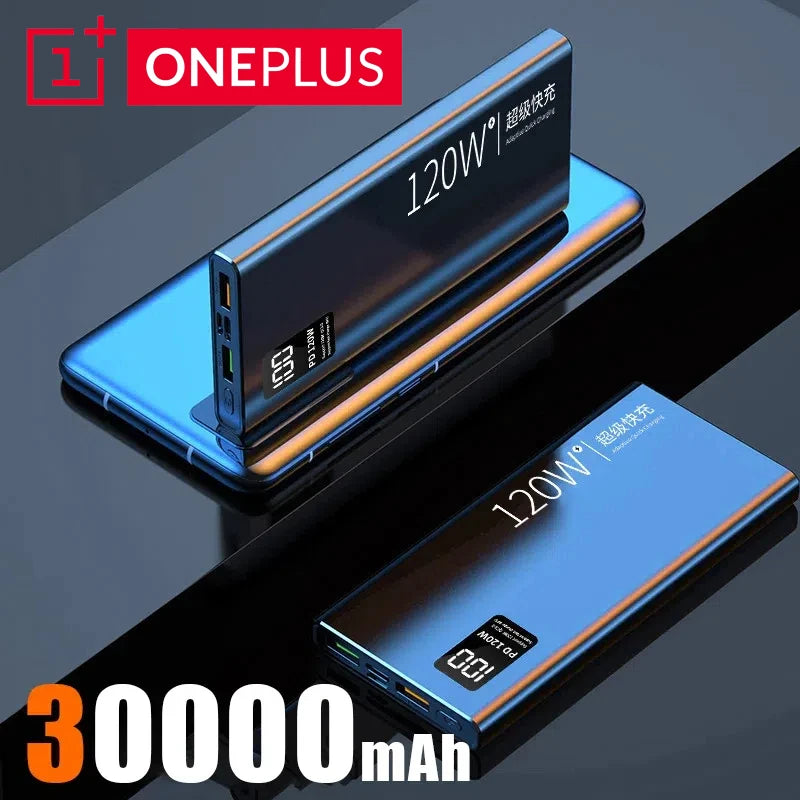 Oneplus 120W 50000mAh Power Bank High Capacity Fast Charging Powerbank Portable Battery Charger For Iphone Samsung Huawei Xiaomi