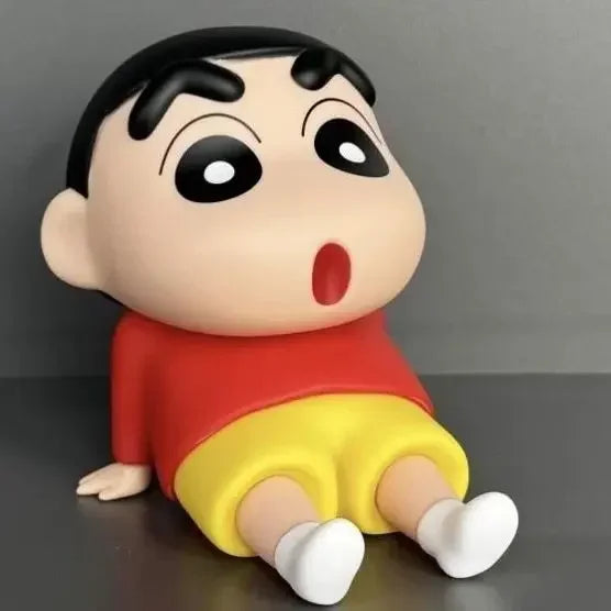 Cartoon Crayon Shin-Chan Boochan Phone Holder Desktop Anime Ornaments Watching Tv Cartoon Phone Support Cute Doll Gifts